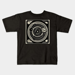 Vinyl Record Turntable Kids T-Shirt